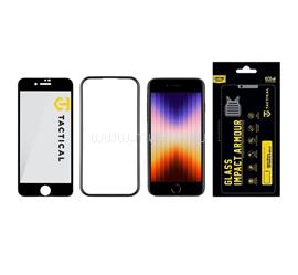 TACTICAL iPhone SE 3 (2022) TACTICAL IMPACT ARMOUR GLASS képernyővédő üveg 3D, antibakteriális + segédkeret, ÁTLÁTSZÓ TACTICAL_57983114108 small