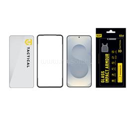 TACTICAL Samsung S26 TACTICAL IMPACT ARMOUR GLASS képernyővédő üveg 3D, antibakteriális + segédkeret, FEKETE TACTICAL_57983129158 small