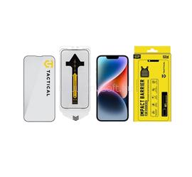 TACTICAL iPhone 17e / 16e / 14 TACTICAL IMPACT BARRIER FOR ROOKIES képernyővédő üveg 5D, 9H + segédkeret, FEKETE TACTICAL_57983122319 small