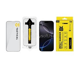 TACTICAL iPhone 18 Pro / 17 Pro TACTICAL IMPACT BARRIER FOR ROOKIES képernyővédő üveg 5D, 9H + segédkeret, FEKETE TACTICAL_57983127180 small