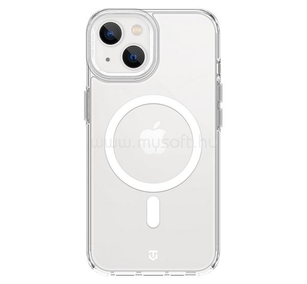 TACTICAL iPhone 14 TACTICAL MAGFORCE 2.0 szilikon telefonvédő ütésállóság, MagSafe, EZÜST