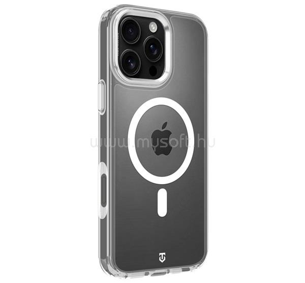 TACTICAL iPhone 16 Pro Max TACTICAL MAGFORCE 2.0 szilikon telefonvédő ütésállóság, MagSafe, EZÜST