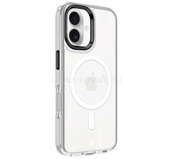 TACTICAL iPhone 16 TACTICAL MAGFORCE 2.0 szilikon telefonvédő ütésállóság, MagSafe, FEKETE