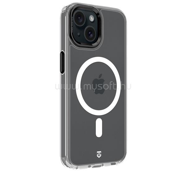 TACTICAL iPhone 15 TACTICAL MAGFORCE 2.0 szilikon telefonvédő ütésállóság, MagSafe, FEKETE