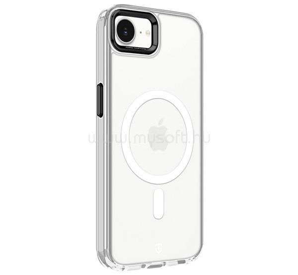 TACTICAL iPhone 17e / 16e TACTICAL MAGFORCE 2.0 szilikon telefonvédő ütésállóság, MagSafe, FEKETE