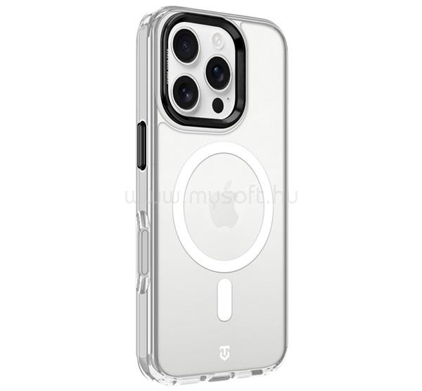 TACTICAL iPhone 16 Pro TACTICAL MAGFORCE 2.0 szilikon telefonvédő ütésállóság, MagSafe, FEKETE