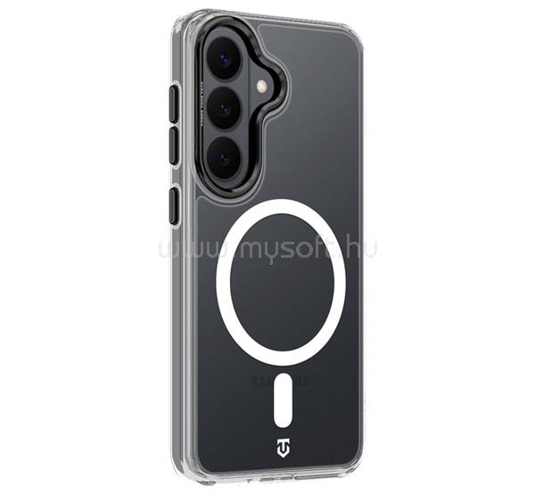 TACTICAL Samsung S26 TACTICAL MAGFORCE 2.0 szilikon telefonvédő ütésállóság, MagSafe, FEKETE
