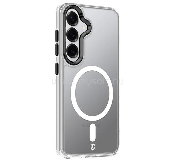 TACTICAL Samsung S25 TACTICAL MAGFORCE 2.0 szilikon telefonvédő ütésállóság, MagSafe, FEKETE