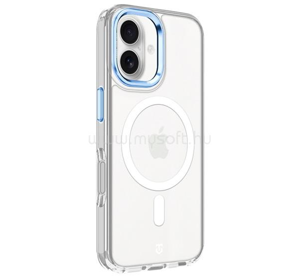 TACTICAL iPhone 16 TACTICAL MAGFORCE 2.0 szilikon telefonvédő ütésállóság, MagSafe, VILÁGOSKÉK