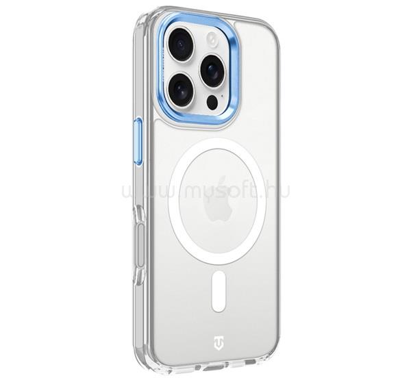 TACTICAL iPhone 16 Pro TACTICAL MAGFORCE 2.0 szilikon telefonvédő ütésállóság, MagSafe, VILÁGOSKÉK