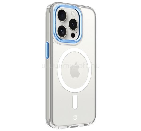 TACTICAL iPhone 15 Pro TACTICAL MAGFORCE 2.0 szilikon telefonvédő ütésállóság, MagSafe, VILÁGOSKÉK