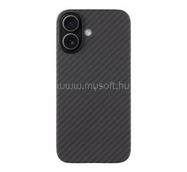 TACTICAL iPhone 17 TACTICAL MAGFORCE ARAMID szilikon telefonvédő ultravékony, karbon minta, FEKETE TACTICAL_57983126602 small