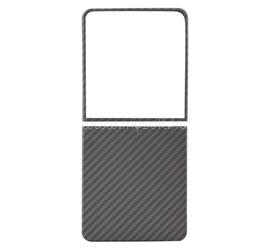 TACTICAL Samsung Z Flip8 TACTICAL MAGFORCE ARAMID szilikon telefonvédő ultravékony, karbon minta, FEKETE TACTICAL_57983130478 small