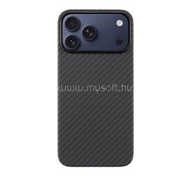 TACTICAL iPhone 18 Pro Max / 17 Pro Max TACTICAL MAGFORCE ARAMID szilikon telefonvédő ultravékony, karbon minta, FEKETE TACTICAL_57983130939_/_57983126605 small