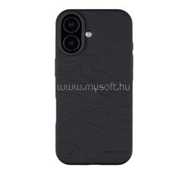 TACTICAL iPhone 17 TACTICAL MAGFORCE BEAVER szilikon telefonvédő mikrofiber plüss belső, topográfiai minta, FEKETE TACTICAL_57983126344 small