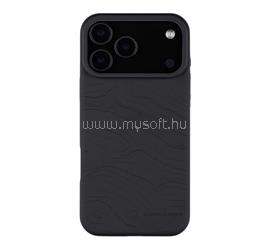 TACTICAL iPhone 18 Pro Max TACTICAL MAGFORCE BEAVER szilikon telefonvédő mikrofiber plüss belső, topográfiai minta, FEKETE TACTICAL_57983126350 small