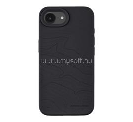 TACTICAL iPhone 17e / 16e TACTICAL MAGFORCE BEAVER szilikon telefonvédő mikrofiber plüss belső, topográfiai minta, FEKETE TACTICAL_57983126358 small