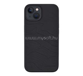 TACTICAL iPhone 13 TACTICAL MAGFORCE BEAVER szilikon telefonvédő mikrofiber plüss belső, topográfiai minta, FEKETE TACTICAL_57983126366 small