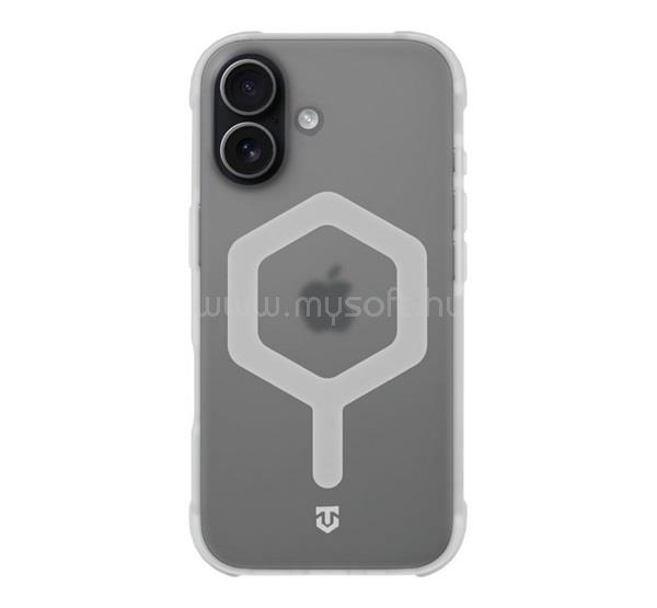 TACTICAL iPhone 17 TACTICAL MAGFORCE HEXAGON szilikon telefonvédő ütésállóság, MagSafe, FEHÉR