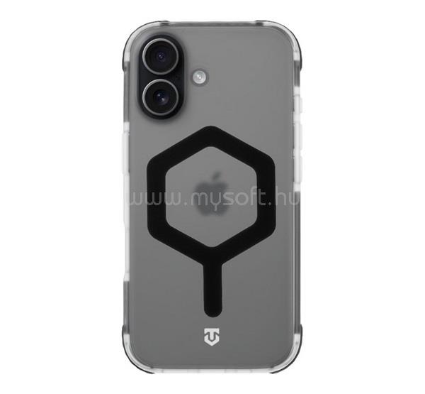 TACTICAL iPhone 17 TACTICAL MAGFORCE HEXAGON szilikon telefonvédő ütésállóság, MagSafe, FEKETE