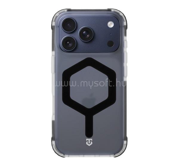 TACTICAL iPhone 18 Pro / 17 Pro TACTICAL MAGFORCE HEXAGON szilikon telefonvédő ütésállóság, MagSafe, FEKETE
