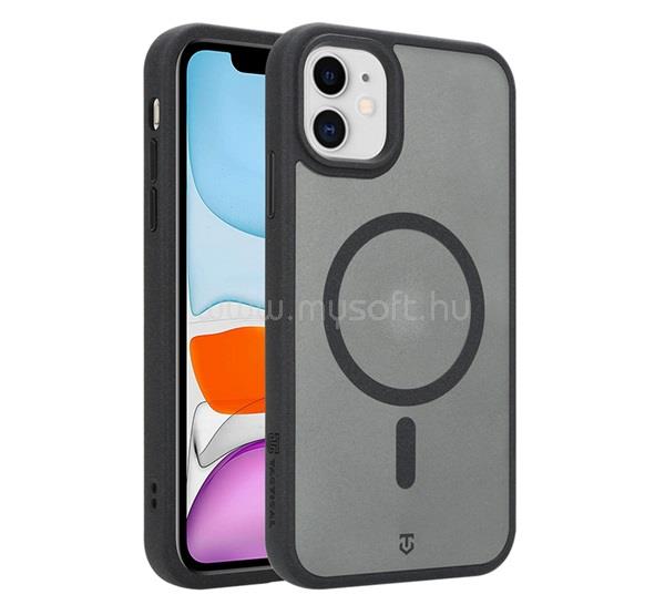TACTICAL iPhone 11 TACTICAL MAGFORCE HYPERSAND szilikon telefonvédő ütésállóság, MagSafe, FEKETE