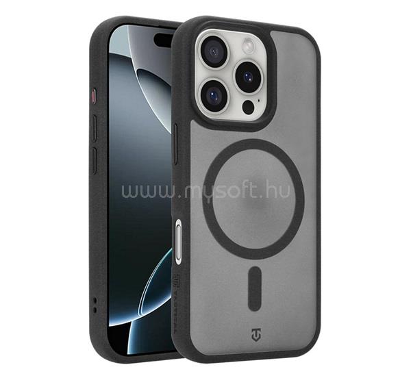TACTICAL iPhone 16 Pro TACTICAL MAGFORCE HYPERSAND szilikon telefonvédő ütésállóság, MagSafe, FEKETE