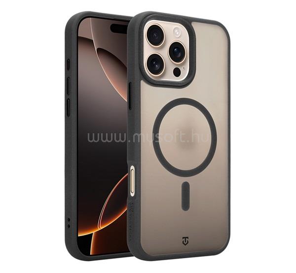 TACTICAL iPhone 16 Pro Max TACTICAL MAGFORCE HYPERSAND szilikon telefonvédő ütésállóság, MagSafe, FEKETE