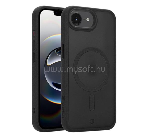 TACTICAL iPhone 17e / 16e TACTICAL MAGFORCE HYPERSAND szilikon telefonvédő ütésállóság, MagSafe, FEKETE