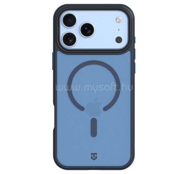 TACTICAL iPhone 18 Pro Max / 17 Pro Max TACTICAL MAGFORCE HYPERSAND szilikon telefonvédő ütésállóság, MagSafe, SÖTÉTKÉK