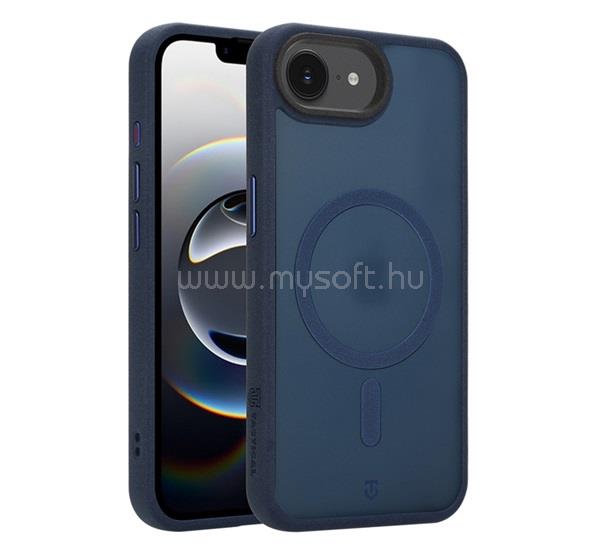 TACTICAL iPhone 17e / 16e TACTICAL MAGFORCE HYPERSAND szilikon telefonvédő ütésállóság, MagSafe, SÖTÉTKÉK