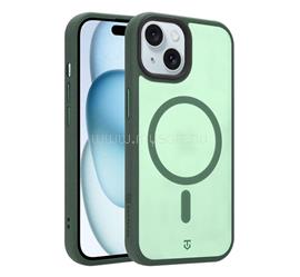 TACTICAL iPhone 15 TACTICAL MAGFORCE HYPERSAND szilikon telefonvédő ütésállóság, MagSafe, SÖTÉTZÖLD TACTICAL_57983131553 small