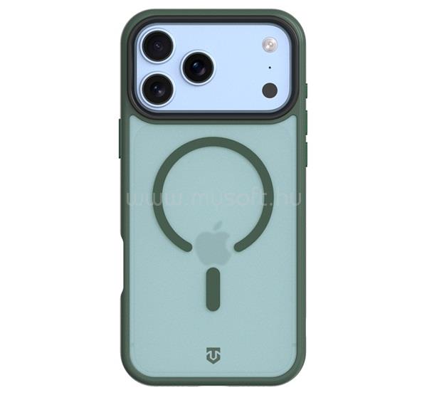 TACTICAL iPhone 18 Pro Max / 17 Pro Max TACTICAL MAGFORCE HYPERSAND szilikon telefonvédő ütésállóság, MagSafe, SÖTÉTZÖLD