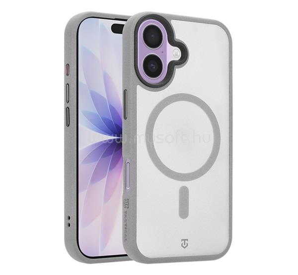 TACTICAL iPhone 17 TACTICAL MAGFORCE HYPERSAND szilikon telefonvédő ütésállóság, MagSafe, VILÁGOSSZÜRKE