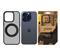 TACTICAL iPhone 15 Pro TACTICAL MAGFORCE HYPERSTAND szilikon telefonvédő ütésállóság, kitámasztó, FEKETE TACTICAL_57983131605 small