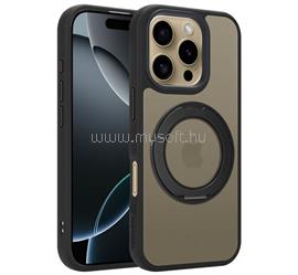 TACTICAL iPhone 16 Pro TACTICAL MAGFORCE HYPERSTAND szilikon telefonvédő ütésállóság, kitámasztó, FEKETE TACTICAL_57983131614 small