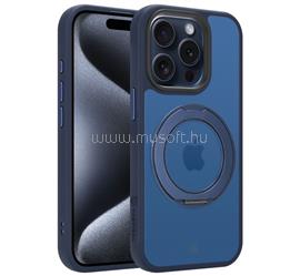 TACTICAL iPhone 15 Pro TACTICAL MAGFORCE HYPERSTAND szilikon telefonvédő ütésállóság, kitámasztó, SÖTÉTKÉK TACTICAL_57983131606 small
