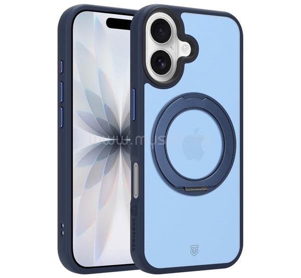 TACTICAL iPhone 17 TACTICAL MAGFORCE HYPERSTAND szilikon telefonvédő ütésállóság, kitámasztó, SÖTÉTKÉK