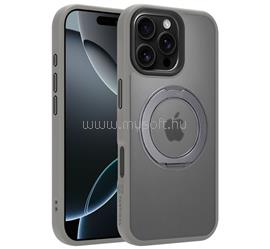 TACTICAL iPhone 16 Pro Max TACTICAL MAGFORCE HYPERSTAND szilikon telefonvédő ütésállóság, kitámasztó, VILÁGOSSZÜRKE TACTICAL_57983131619 small