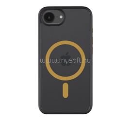 TACTICAL iPhone 17e / 16e TACTICAL MAGFORCE HYPERSTEALTH 2.0 szilikon telefonvédő ütésállóság, MagSafe, FEKETE/CITROMSÁRGA TACTICAL_57983124457 small