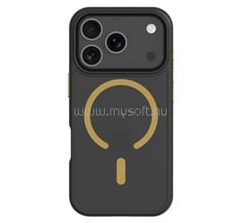 TACTICAL iPhone 18 Pro TACTICAL MAGFORCE HYPERSTEALTH 2.0 szilikon telefonvédő ütésállóság, MagSafe, FEKETE/CITROMSÁRGA TACTICAL_57983126616 small