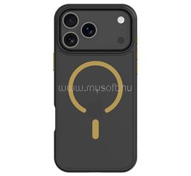 TACTICAL iPhone 18 Pro Max TACTICAL MAGFORCE HYPERSTEALTH 2.0 szilikon telefonvédő ütésállóság, MagSafe, FEKETE/CITROMSÁRGA TACTICAL_57983126617 small