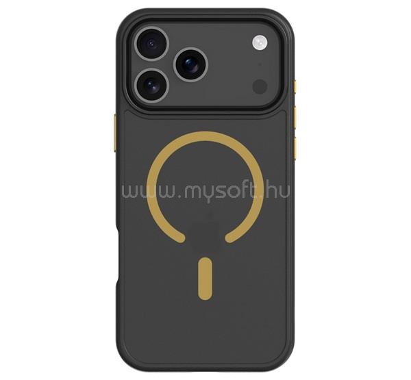 TACTICAL iPhone 18 Pro Max TACTICAL MAGFORCE HYPERSTEALTH 2.0 szilikon telefonvédő ütésállóság, MagSafe, FEKETE/CITROMSÁRGA
