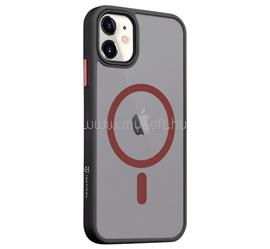 TACTICAL iPhone 11 TACTICAL MAGFORCE HYPERSTEALTH 2.0 szilikon telefonvédő ütésállóság, MagSafe, FEKETE/PIROS TACTICAL_57983121081 small