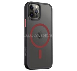 TACTICAL iPhone 12 Pro / 12 TACTICAL MAGFORCE HYPERSTEALTH 2.0 szilikon telefonvédő ütésállóság, MagSafe, FEKETE/PIROS TACTICAL_57983121083 small
