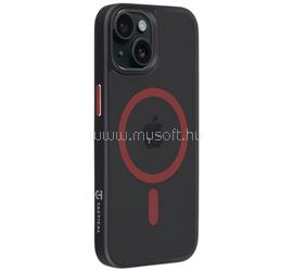 TACTICAL iPhone 15 TACTICAL MAGFORCE HYPERSTEALTH 2.0 szilikon telefonvédő ütésállóság, MagSafe, FEKETE/PIROS TACTICAL_57983121099 small