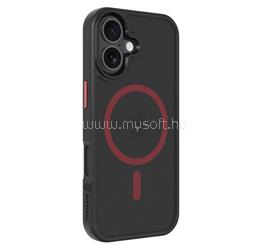 TACTICAL iPhone 17 TACTICAL MAGFORCE HYPERSTEALTH 2.0 szilikon telefonvédő ütésállóság, MagSafe, FEKETE/PIROS TACTICAL_57983126611 small