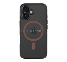 TACTICAL iPhone 16 TACTICAL MAGFORCE HYPERSTEALTH 2.0 szilikon telefonvédő ütésállóság, MagSafe, FEKETE/SÖTÉTBARNA TACTICAL_57983125826 small