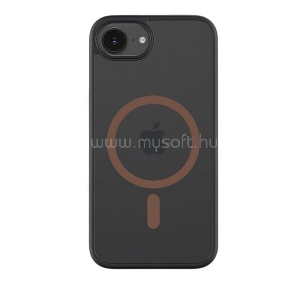 TACTICAL iPhone 17e / 16e TACTICAL MAGFORCE HYPERSTEALTH 2.0 szilikon telefonvédő ütésállóság, MagSafe, FEKETE/SÖTÉTBARNA