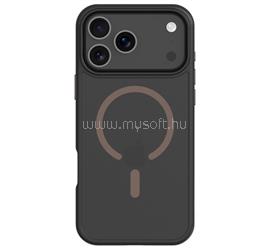 TACTICAL iPhone 18 Pro Max TACTICAL MAGFORCE HYPERSTEALTH 2.0 szilikon telefonvédő ütésállóság, MagSafe, FEKETE/SÖTÉTBARNA TACTICAL_57983126609 small